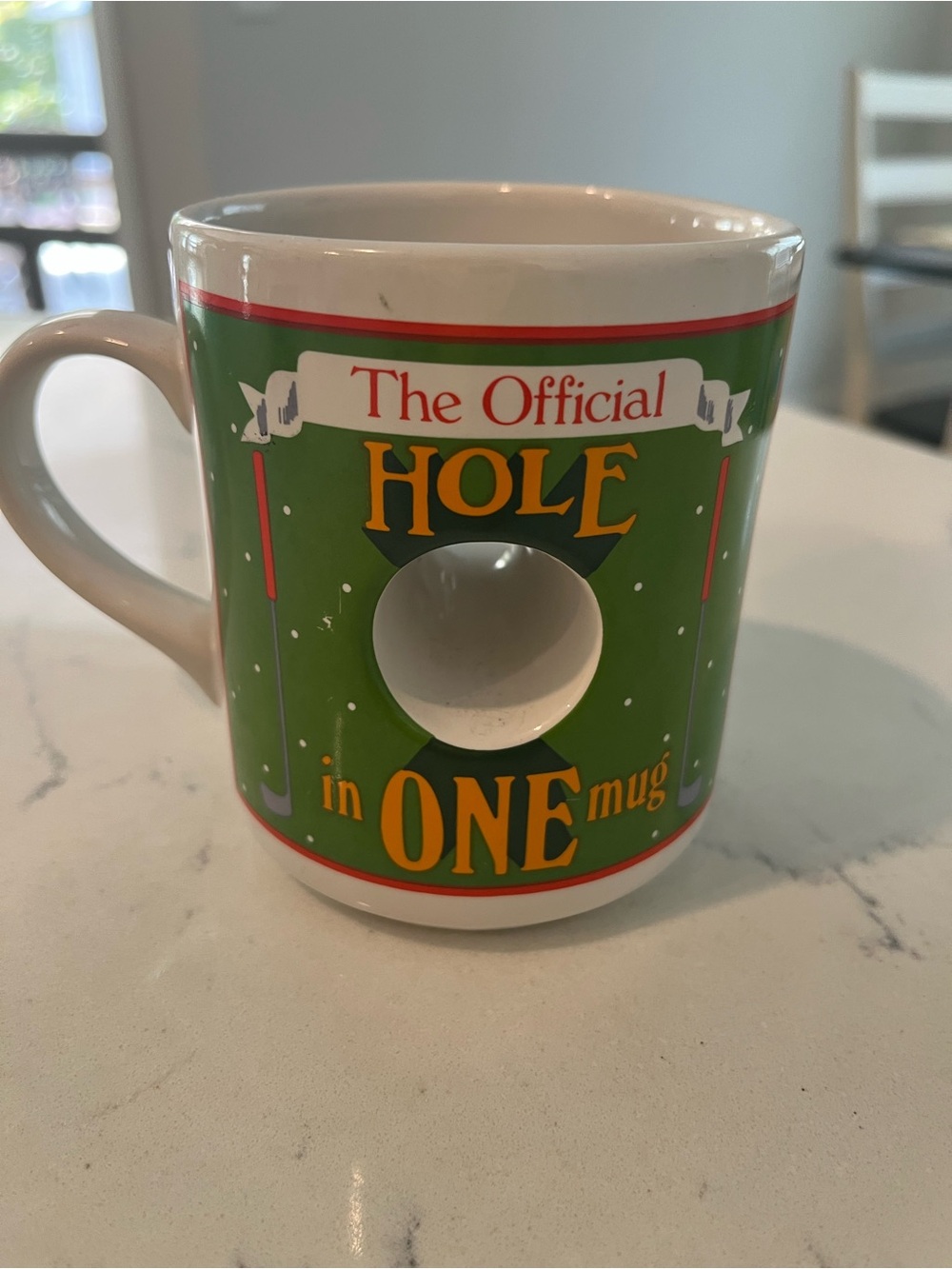 The Official Hole in One Ceramic Mug - Green Golf Novelty